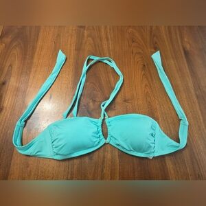 Bar III Bikini Top Womens M Core Solids Bandeau Swim Mint Green